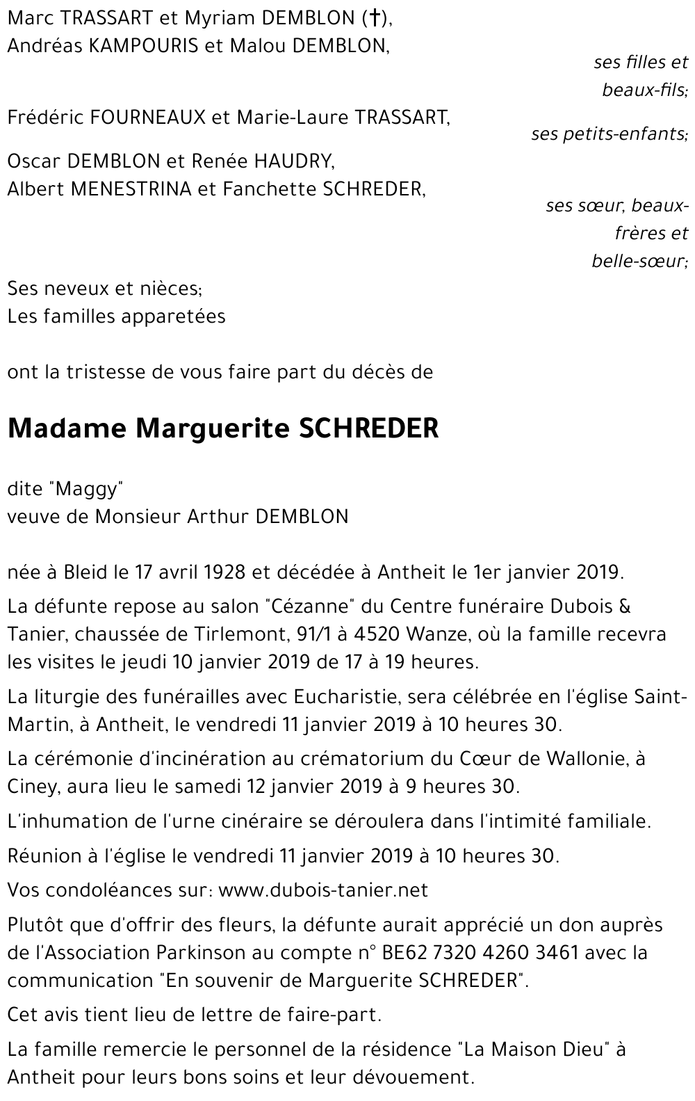 Marguerite SCHREDER