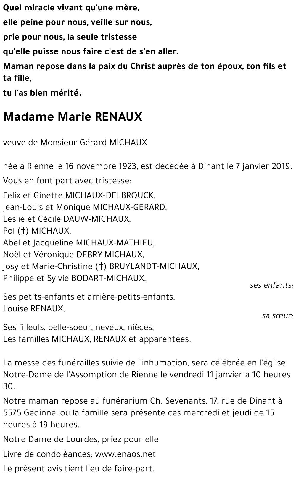 Marie RENAUX