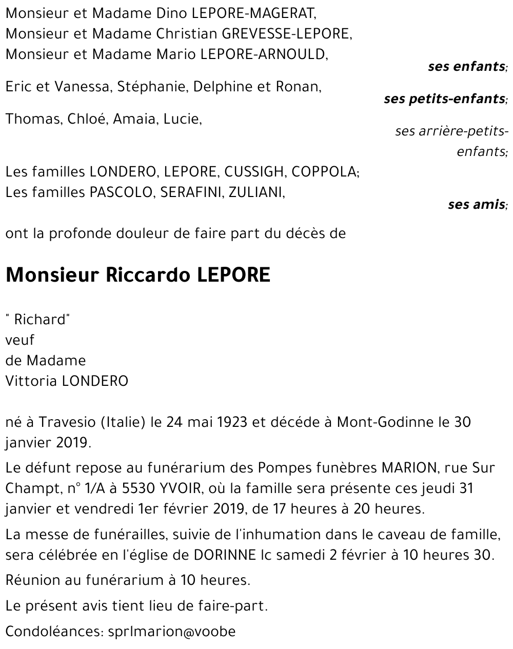 Riccardo LEPORE