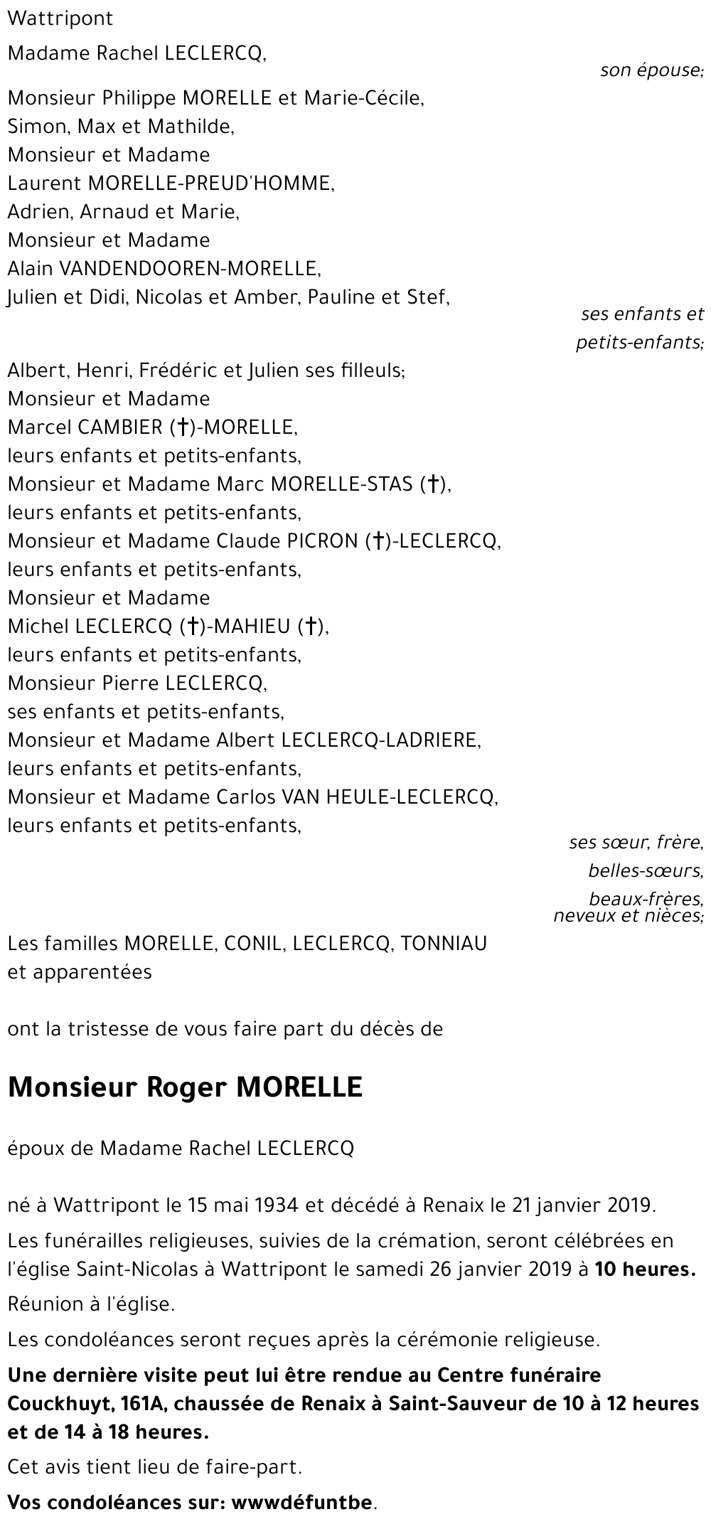 Roger MORELLE