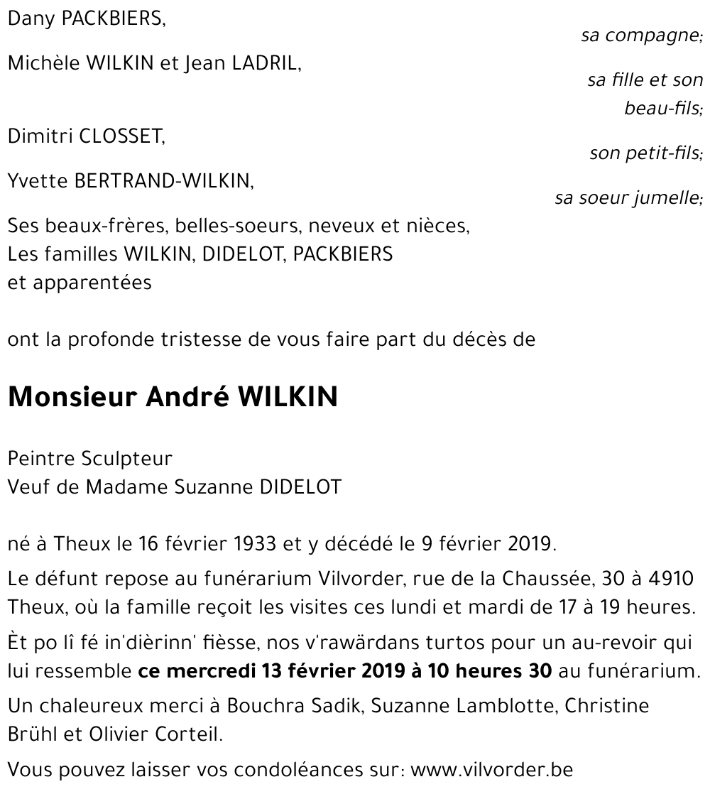 André WILKIN
