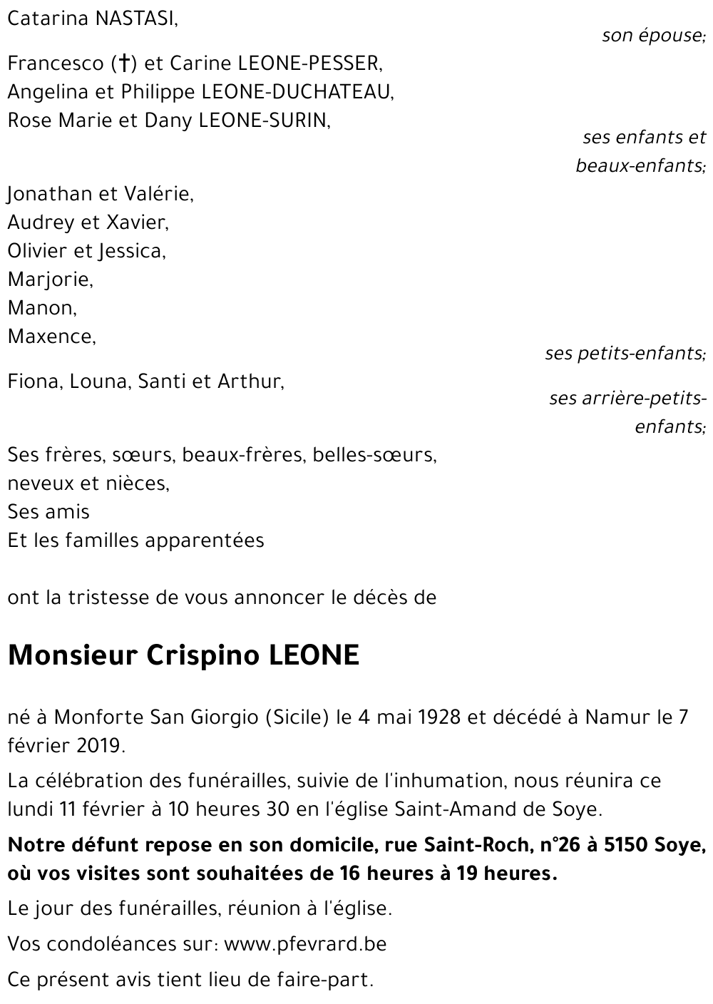 Crispino LEONE