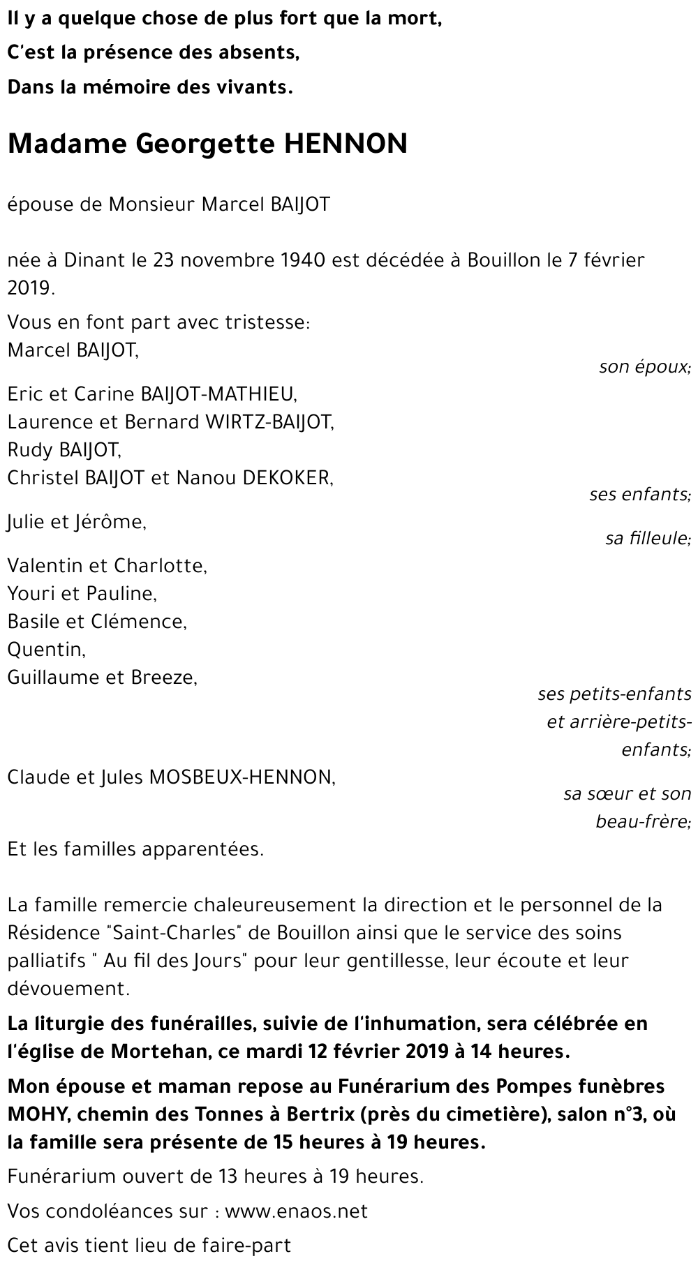 Georgette HENNON