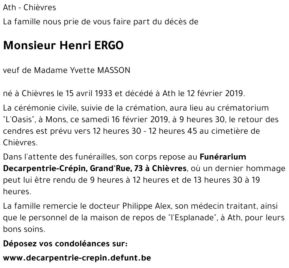 Henri ERGO
