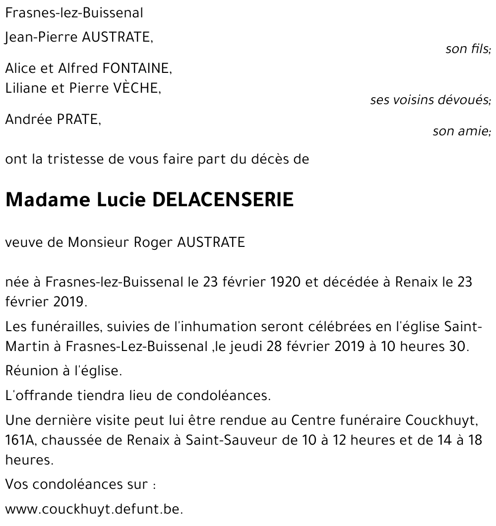 Lucie DELACENSERIE