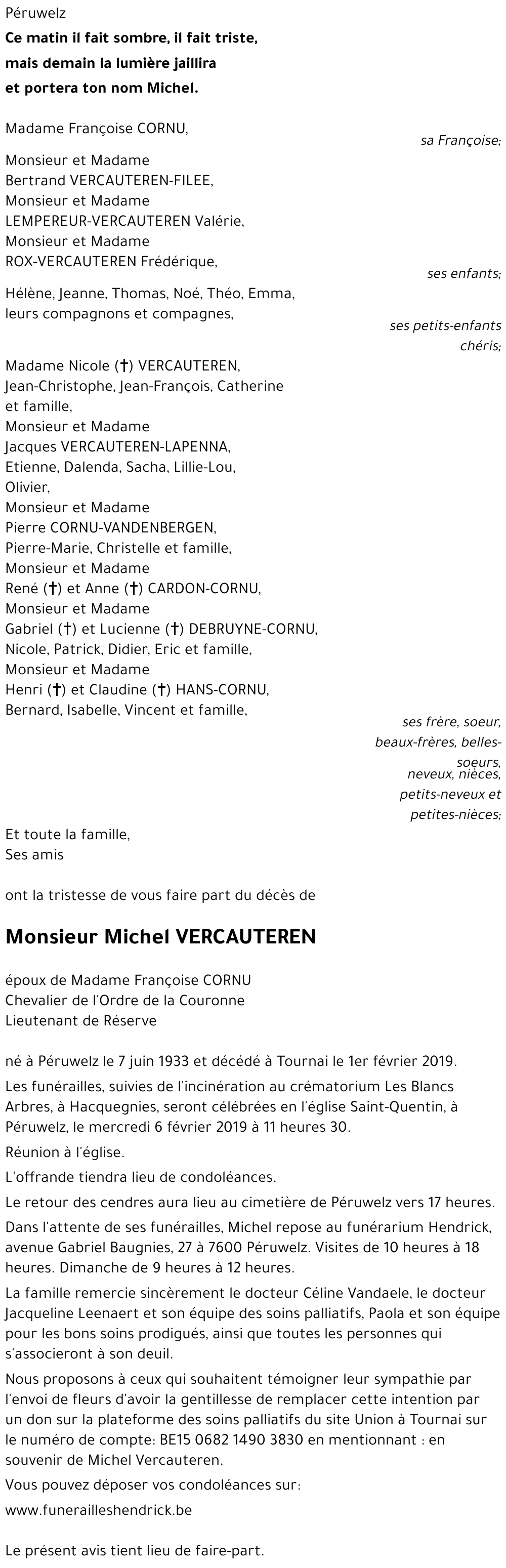 Michel VERCAUTEREN
