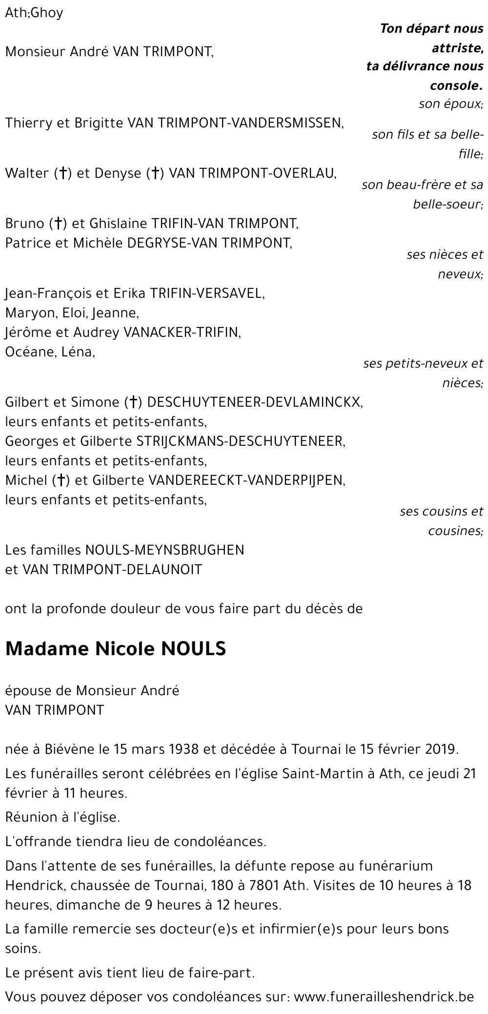 Nicole NOULS
