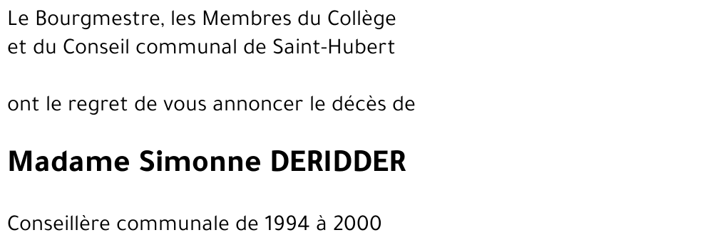 Simone DERRIDER