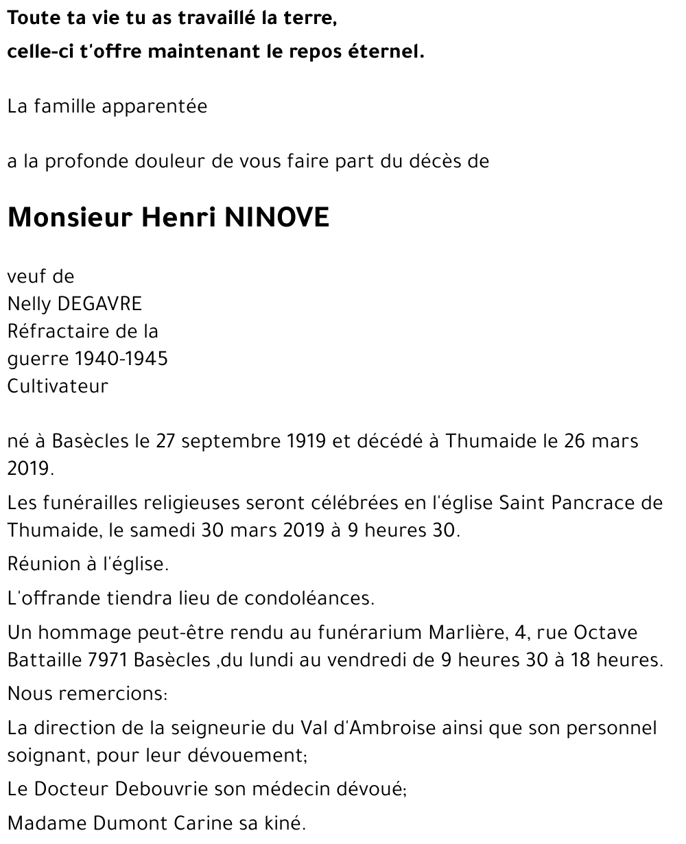 Henri Ninove