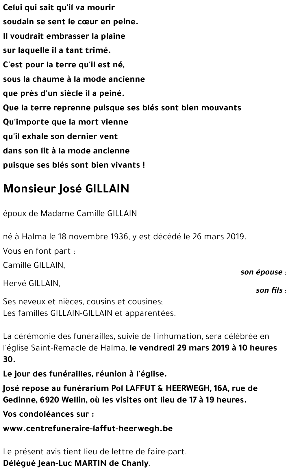José GILLAIN