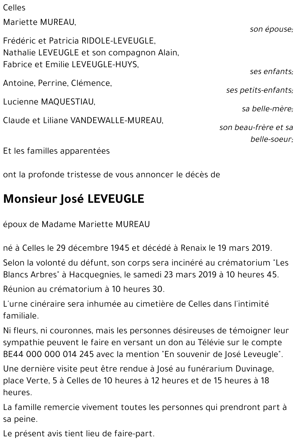 José LEVEUGLE