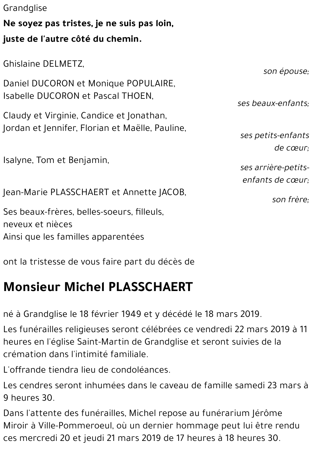 Michel PLASSCHAERT