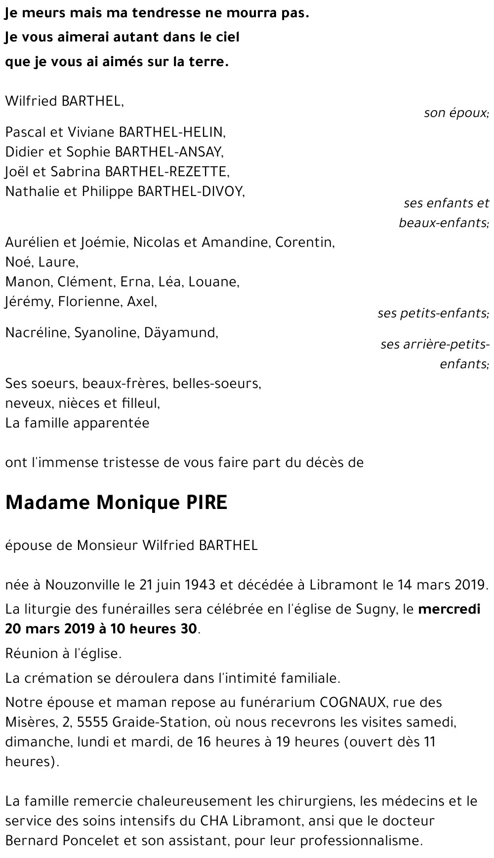 Monique PIRE