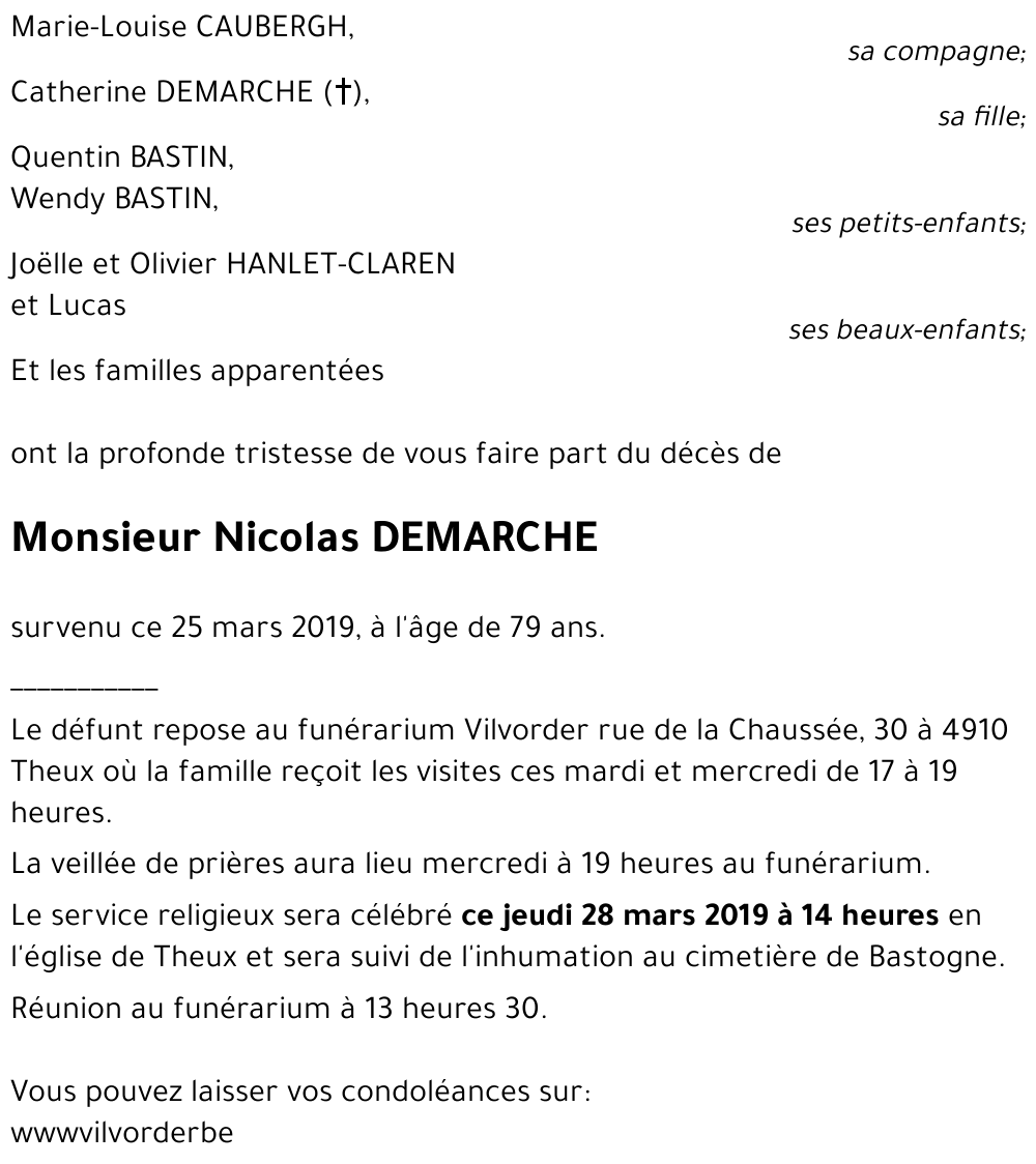 Nicolas DEMARCHE