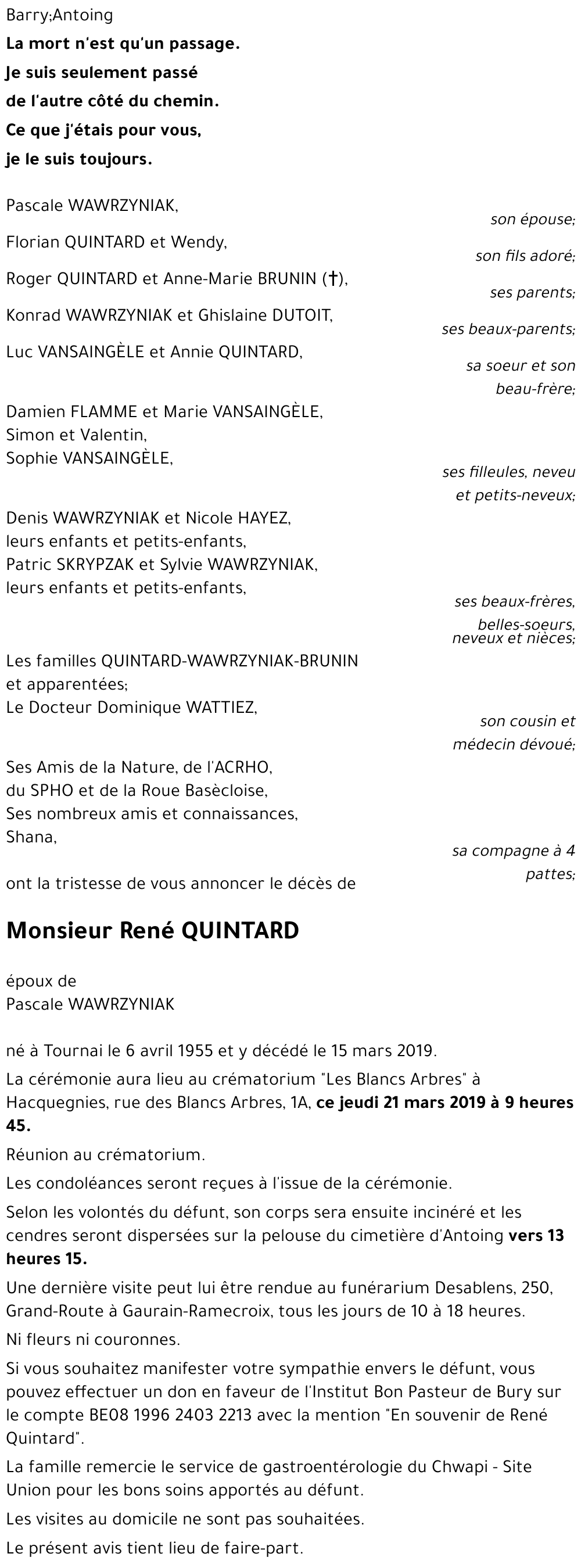 René QUINTARD