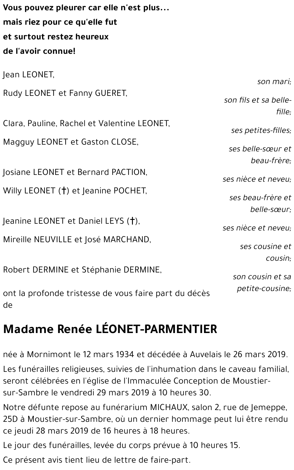 Renée Léonet-Parmentier