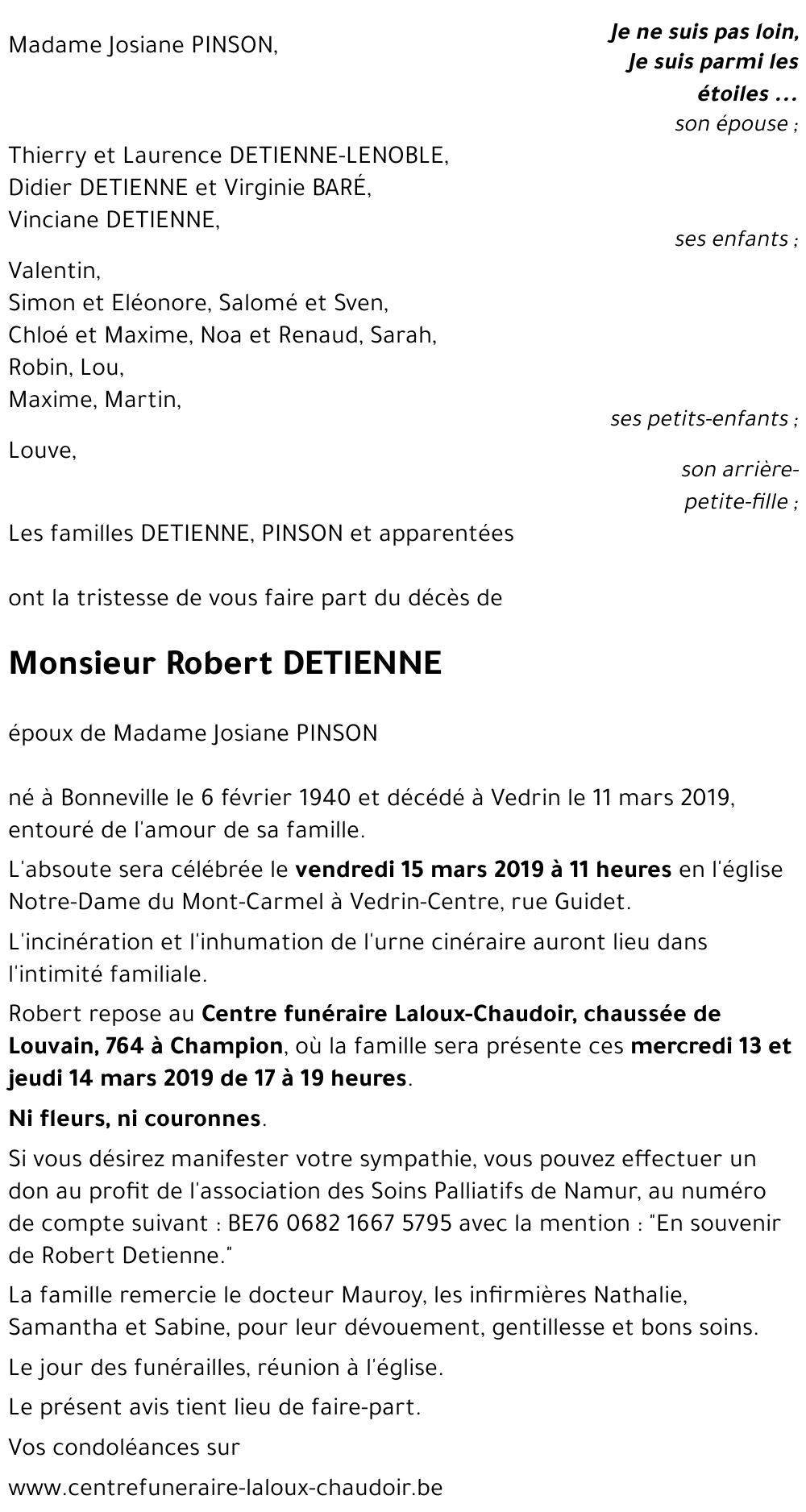 Robert DETIENNE