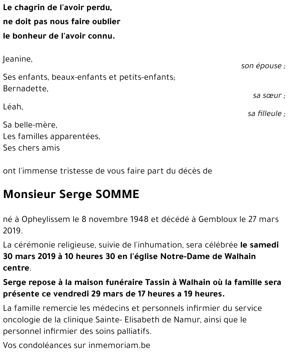 Serge SOMME