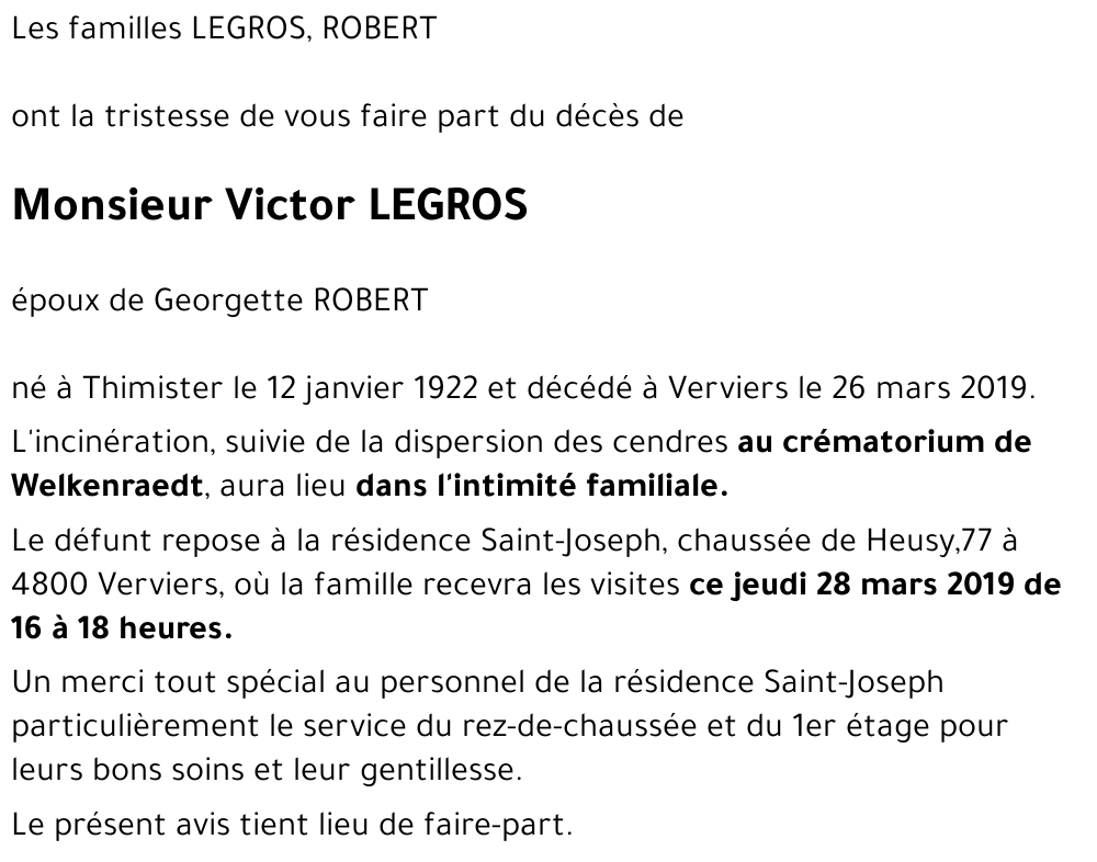 Victor LEGROS