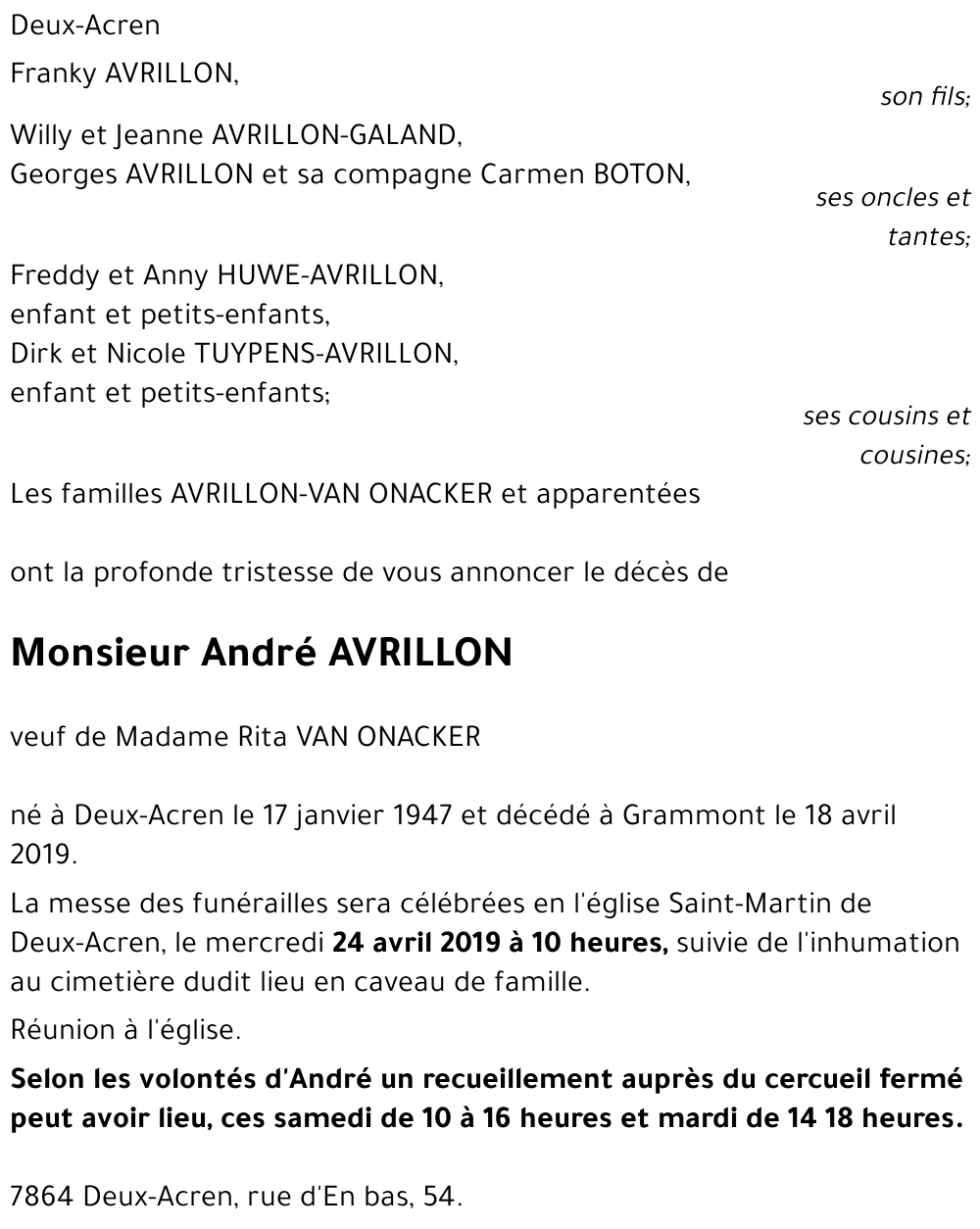 André AVRILLON