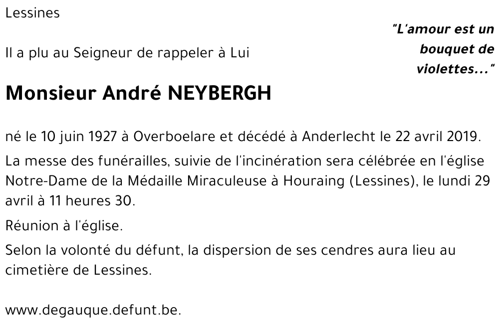 André NEYBERGH