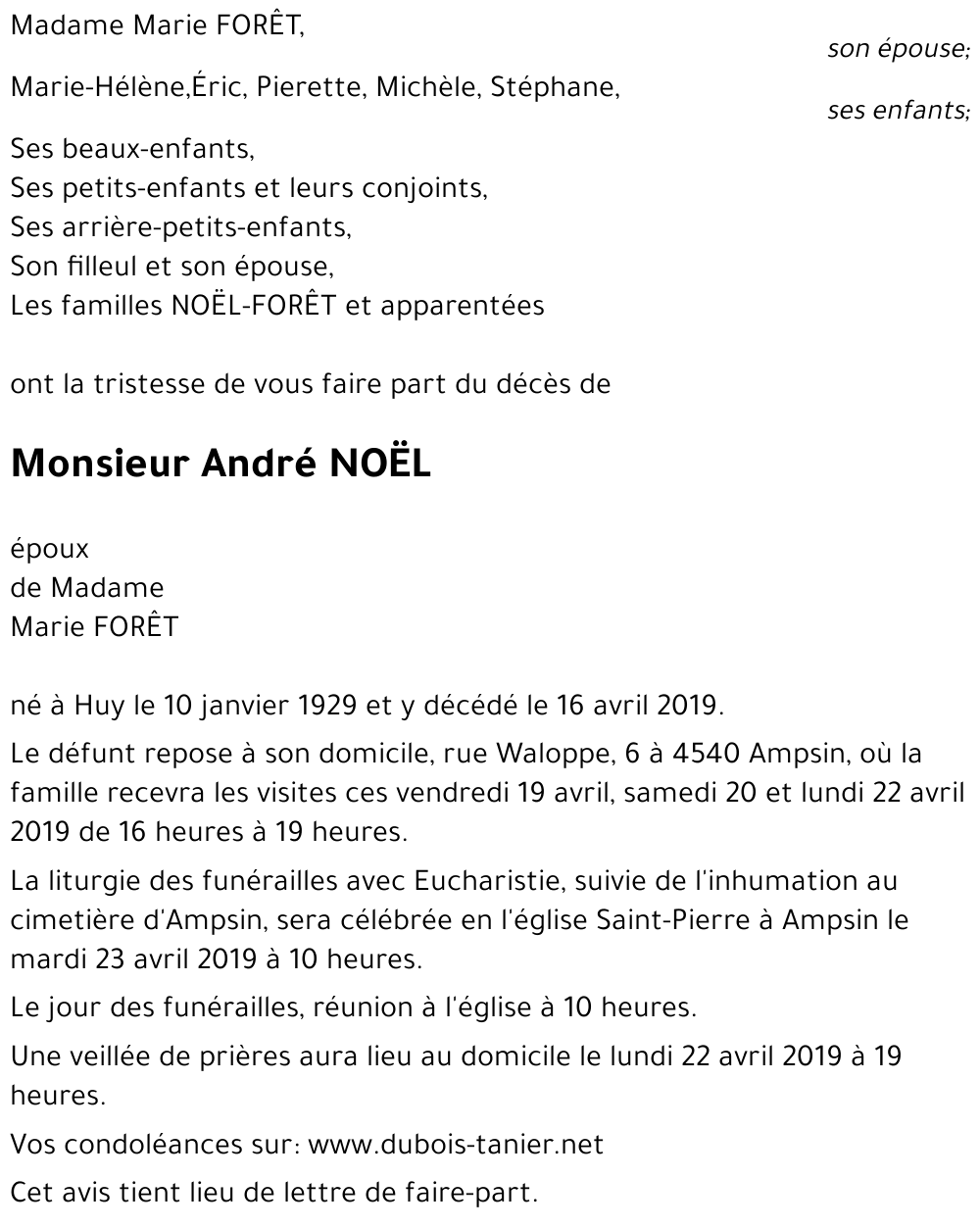 André NOËL