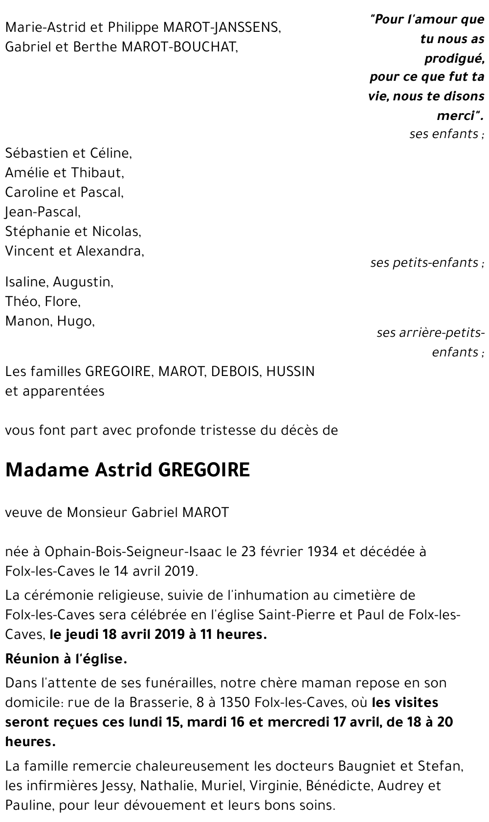 Astrid GREGOIRE