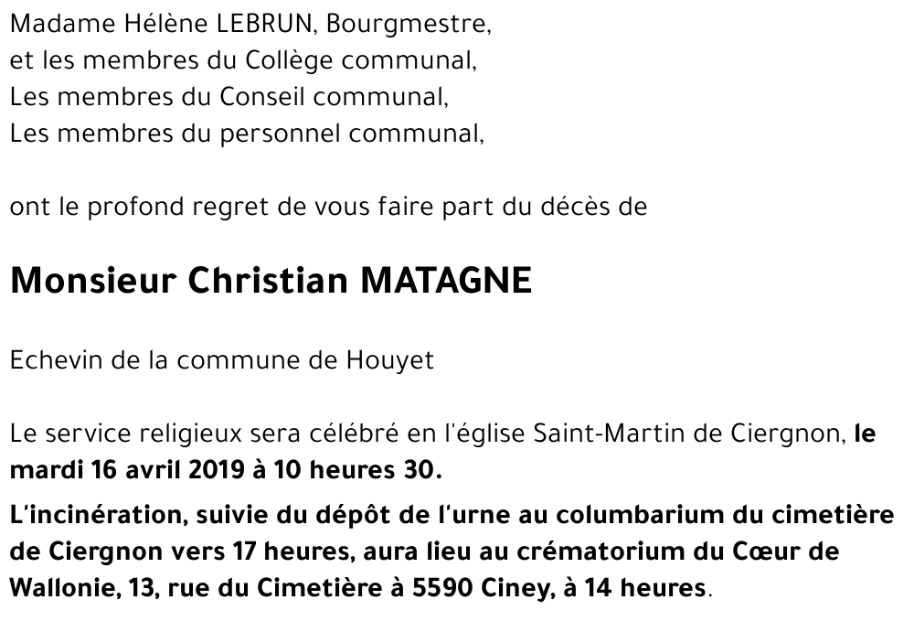 Christian MATAGNE