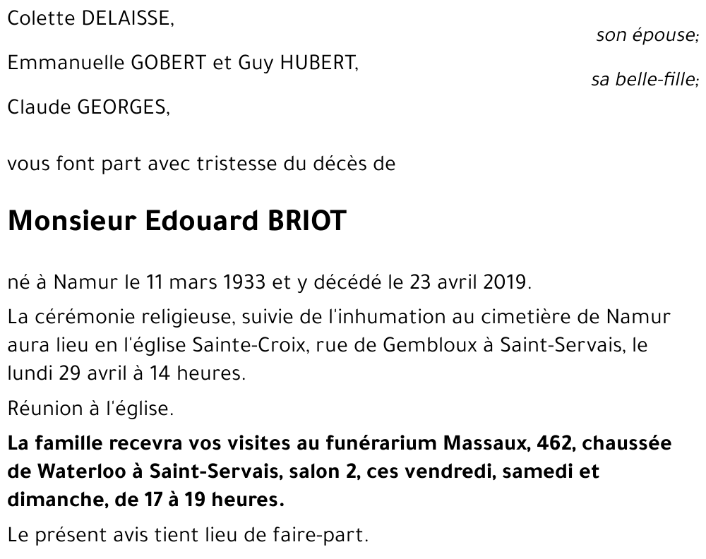 Edouard BRIOT