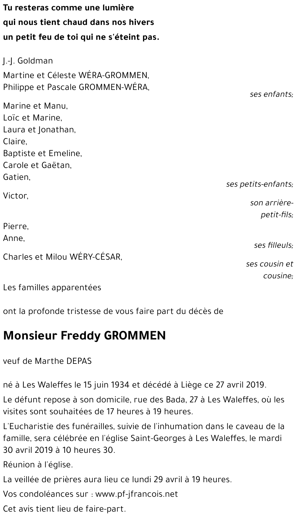 Freddy GROMMEN