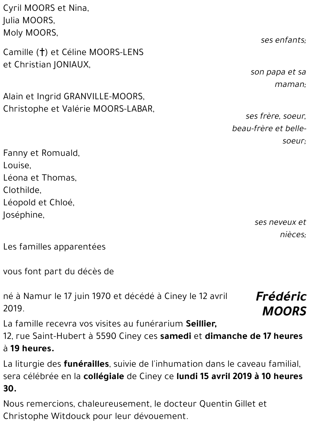 Frédéric MOORS