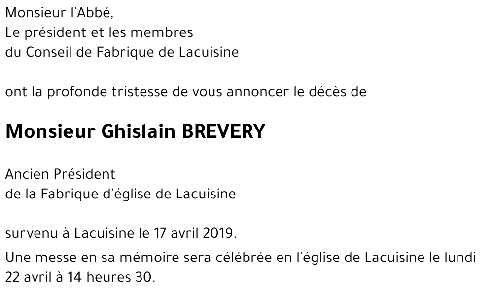 Ghislain BREVERY