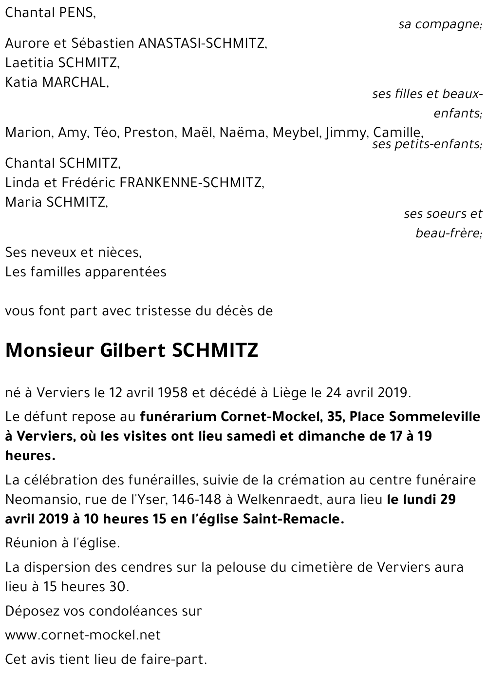 Gilbert SCHMITZ
