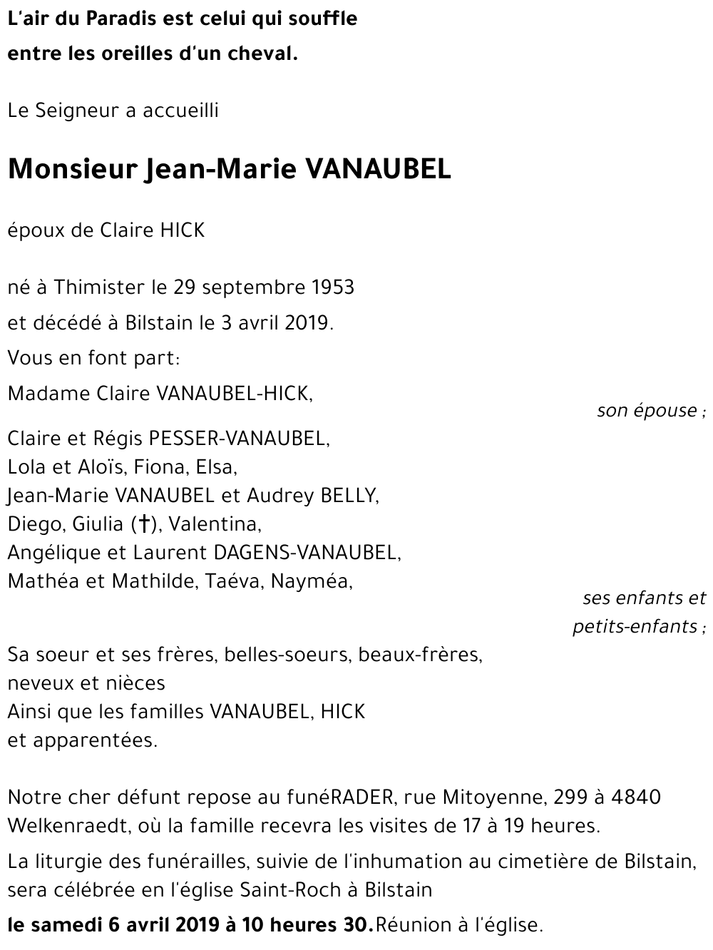 Jean-Marie VANAUBEL