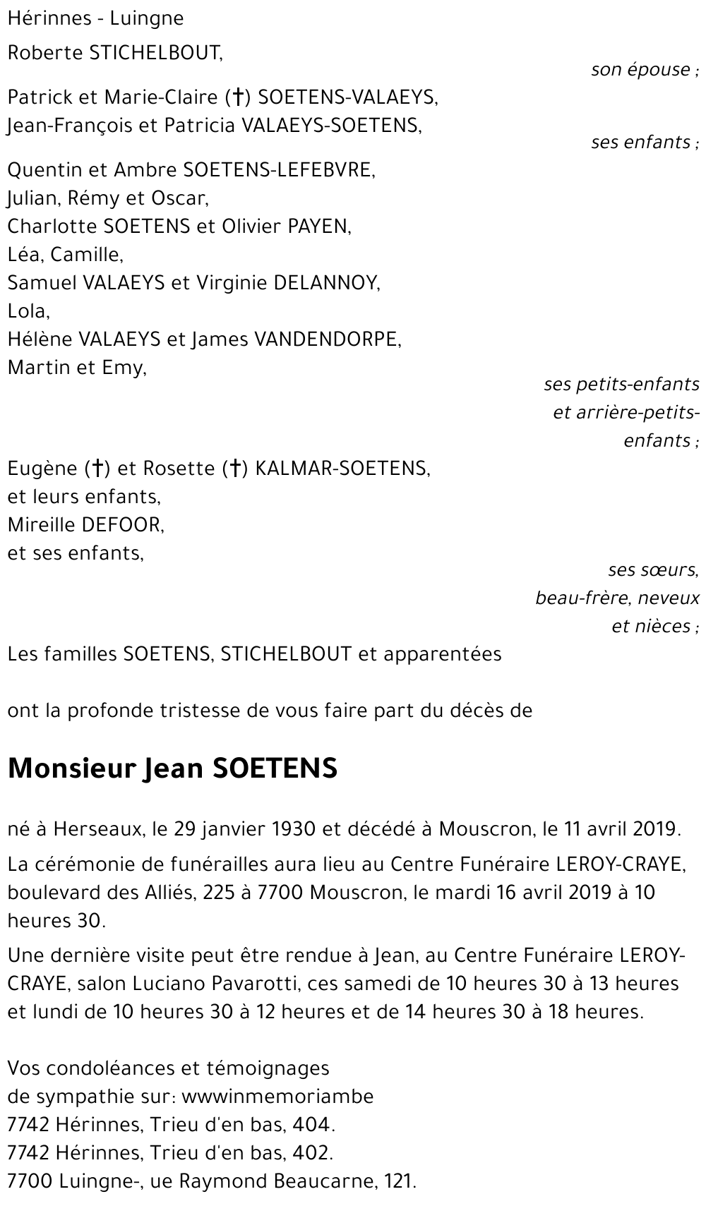 Jean SOETENS