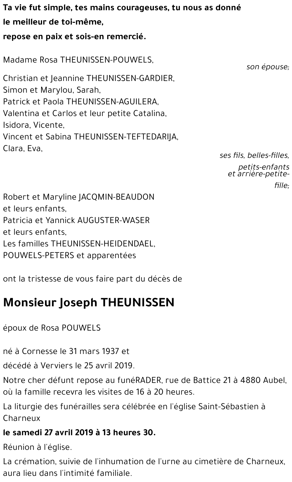Joseph THEUNISSEN