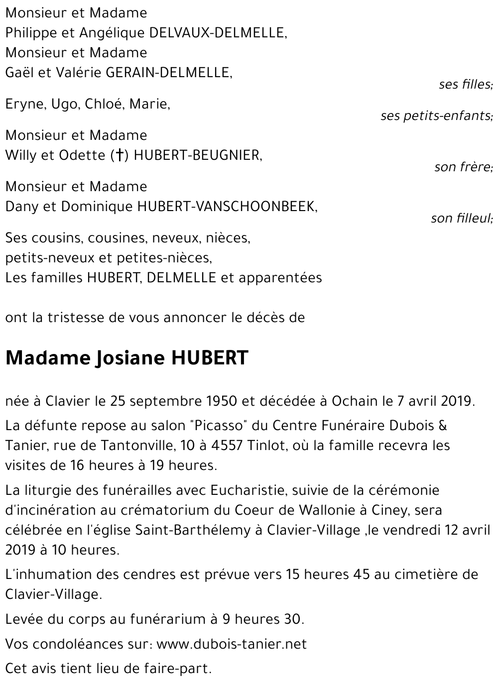 Josiane HUBERT