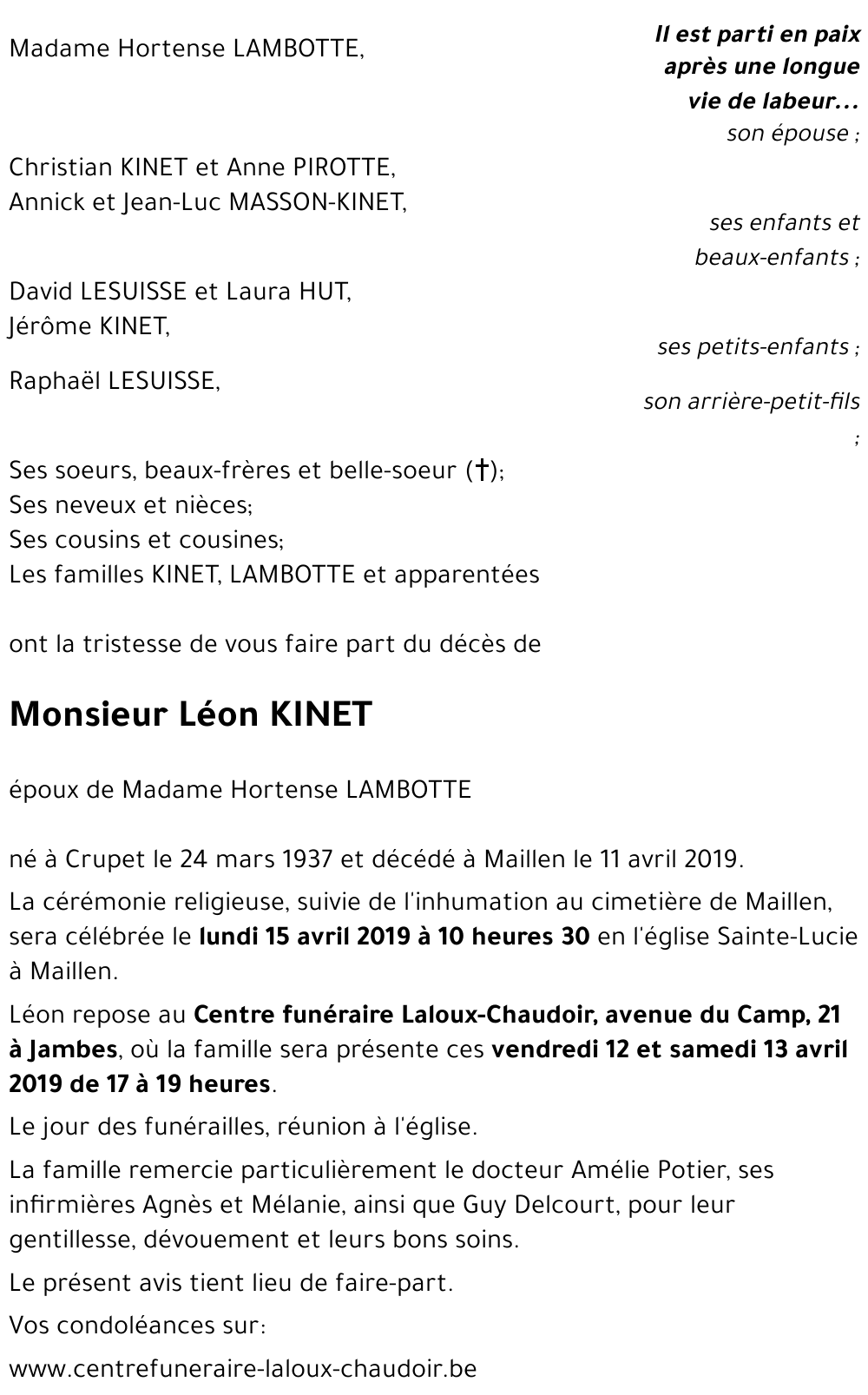 Léon KINET