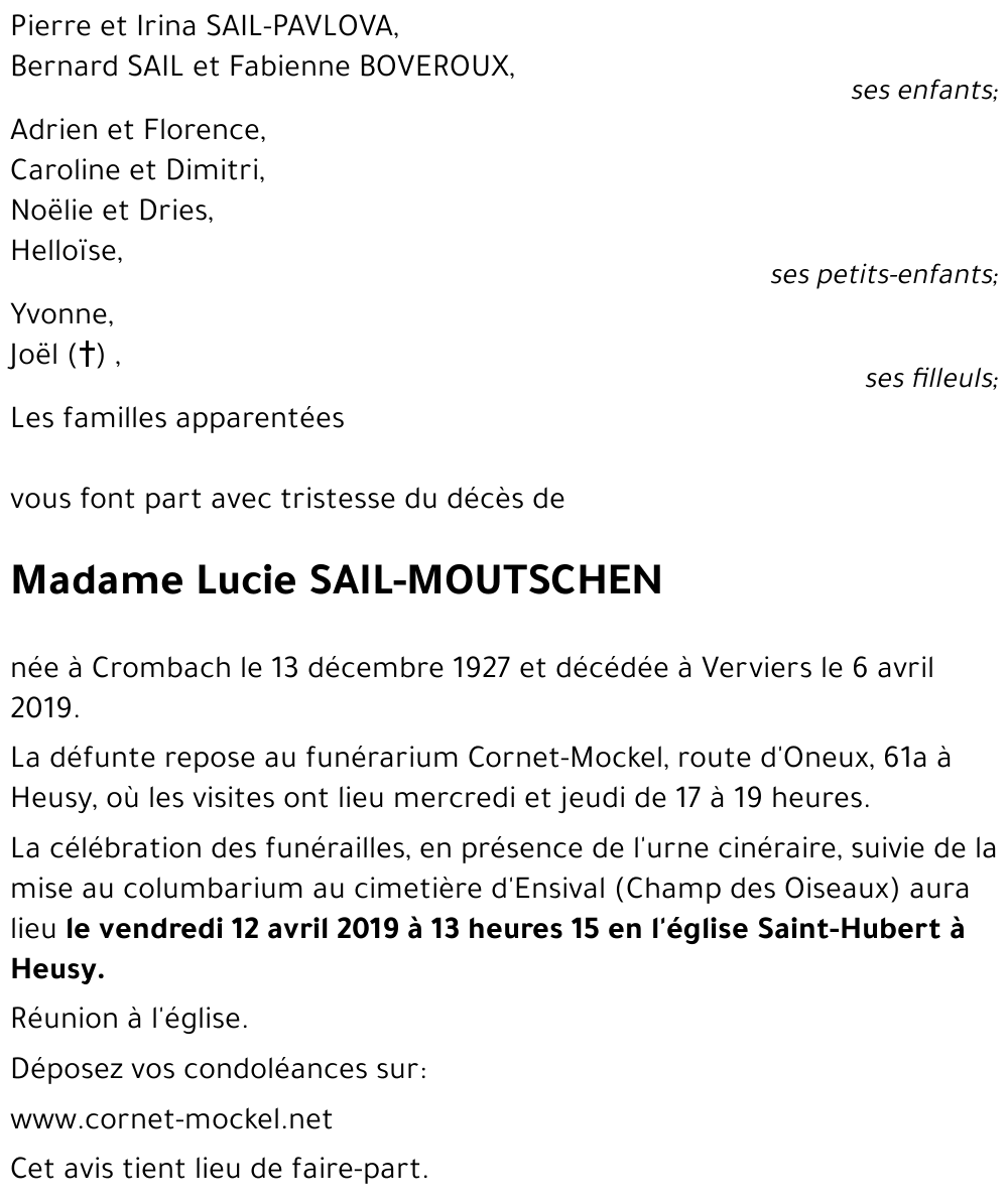 Lucie MOUTSCHEN