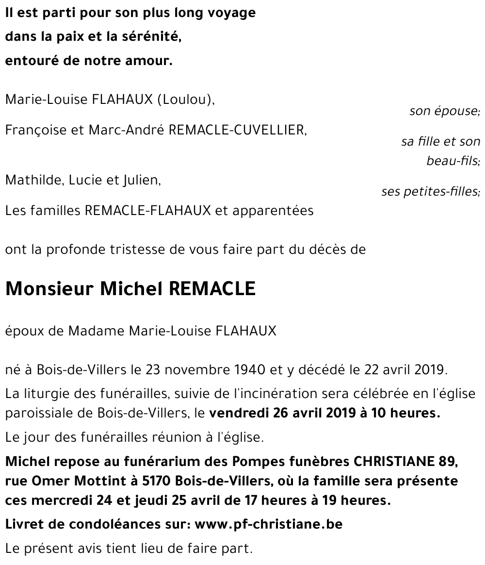 Michel REMACLE