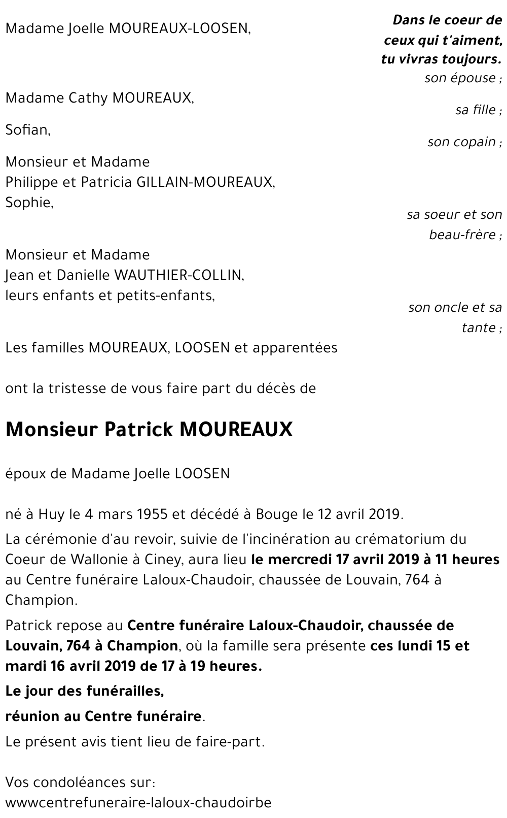 Patrick MOUREAUX