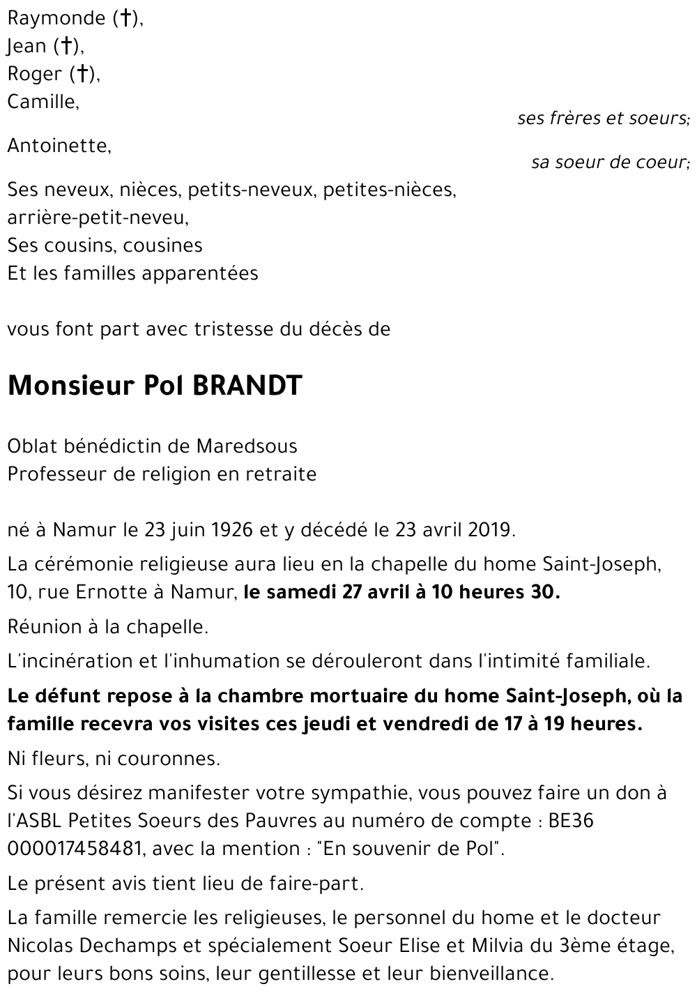 Pol BRANDT