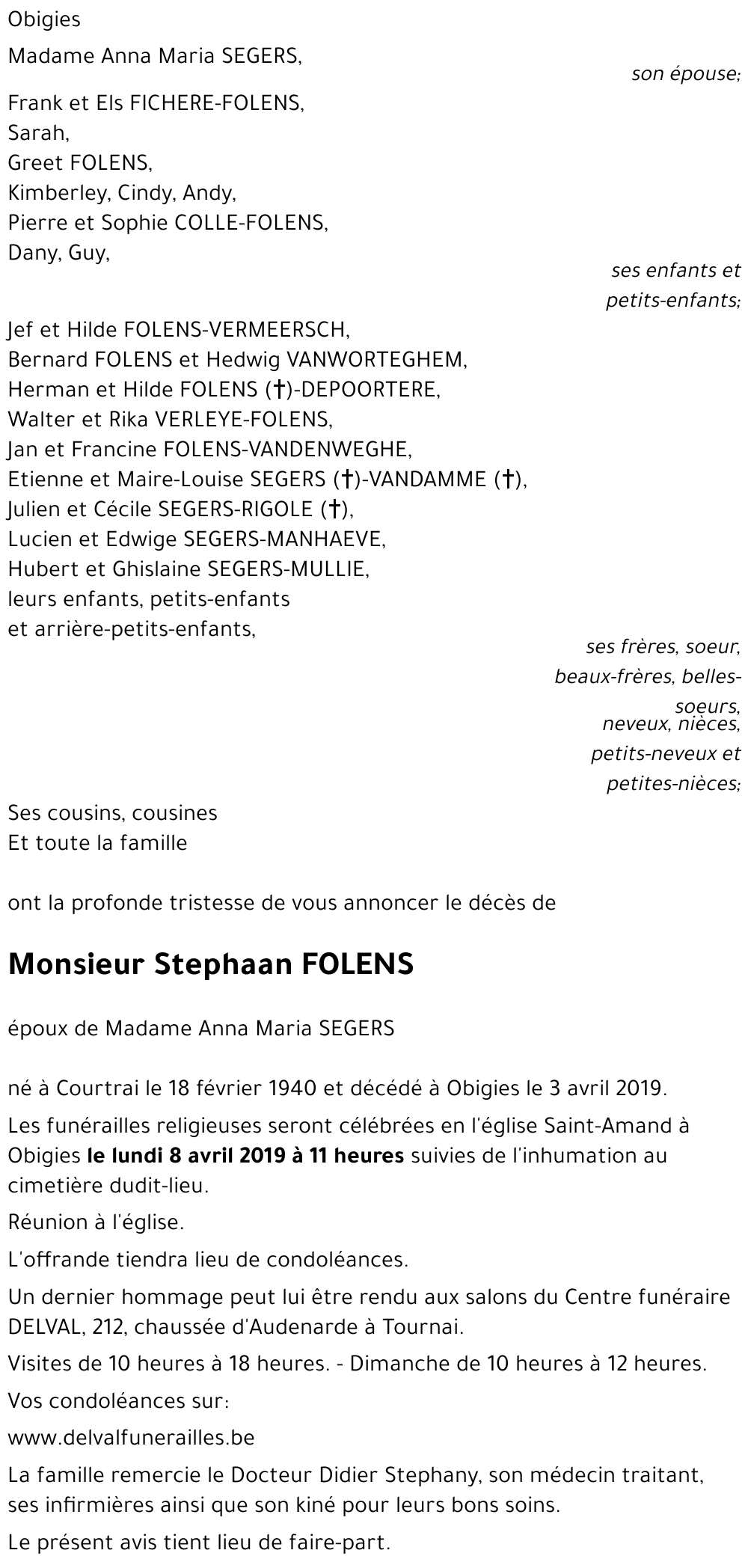 Stephaan FOLENS