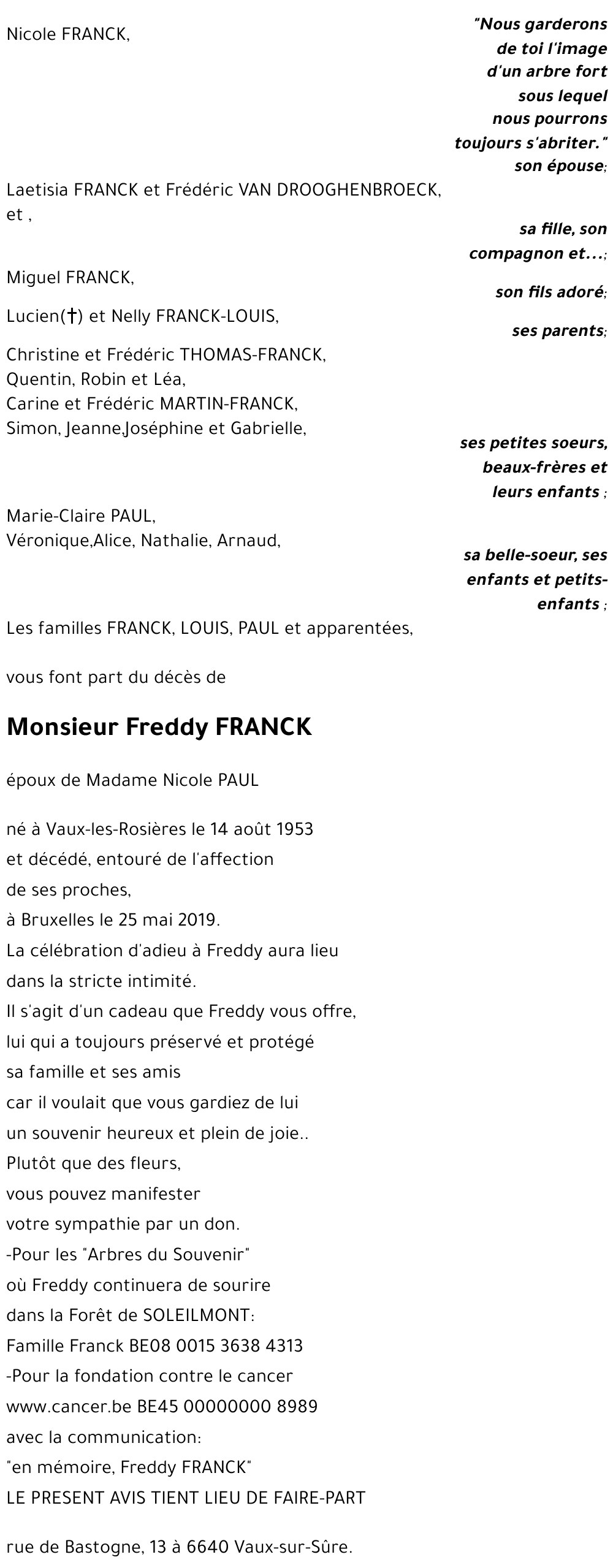 Freddy FRANCK