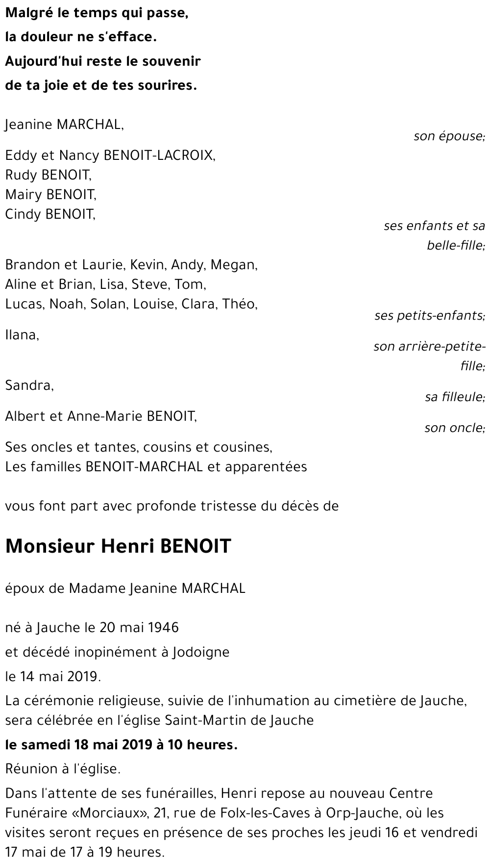 Henri BENOIT