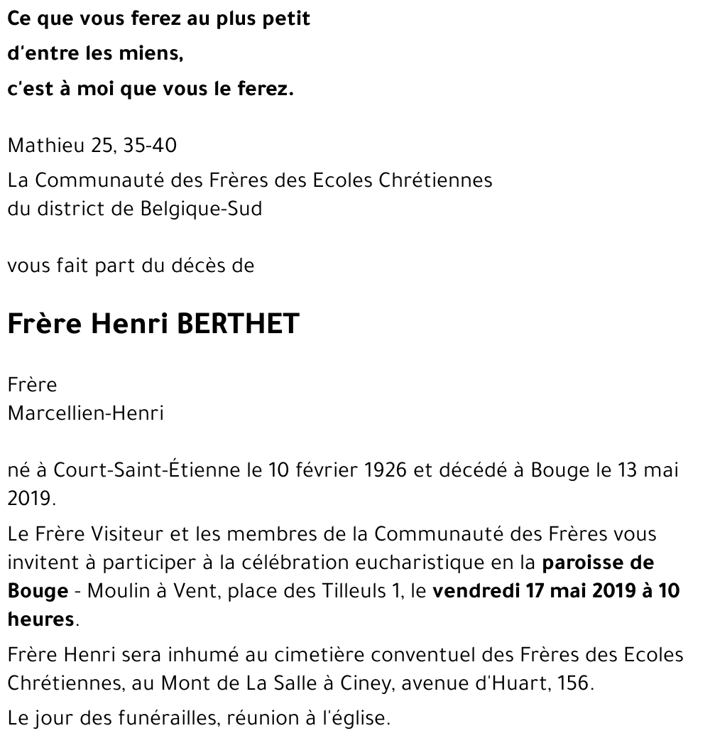 Henri BERTHET