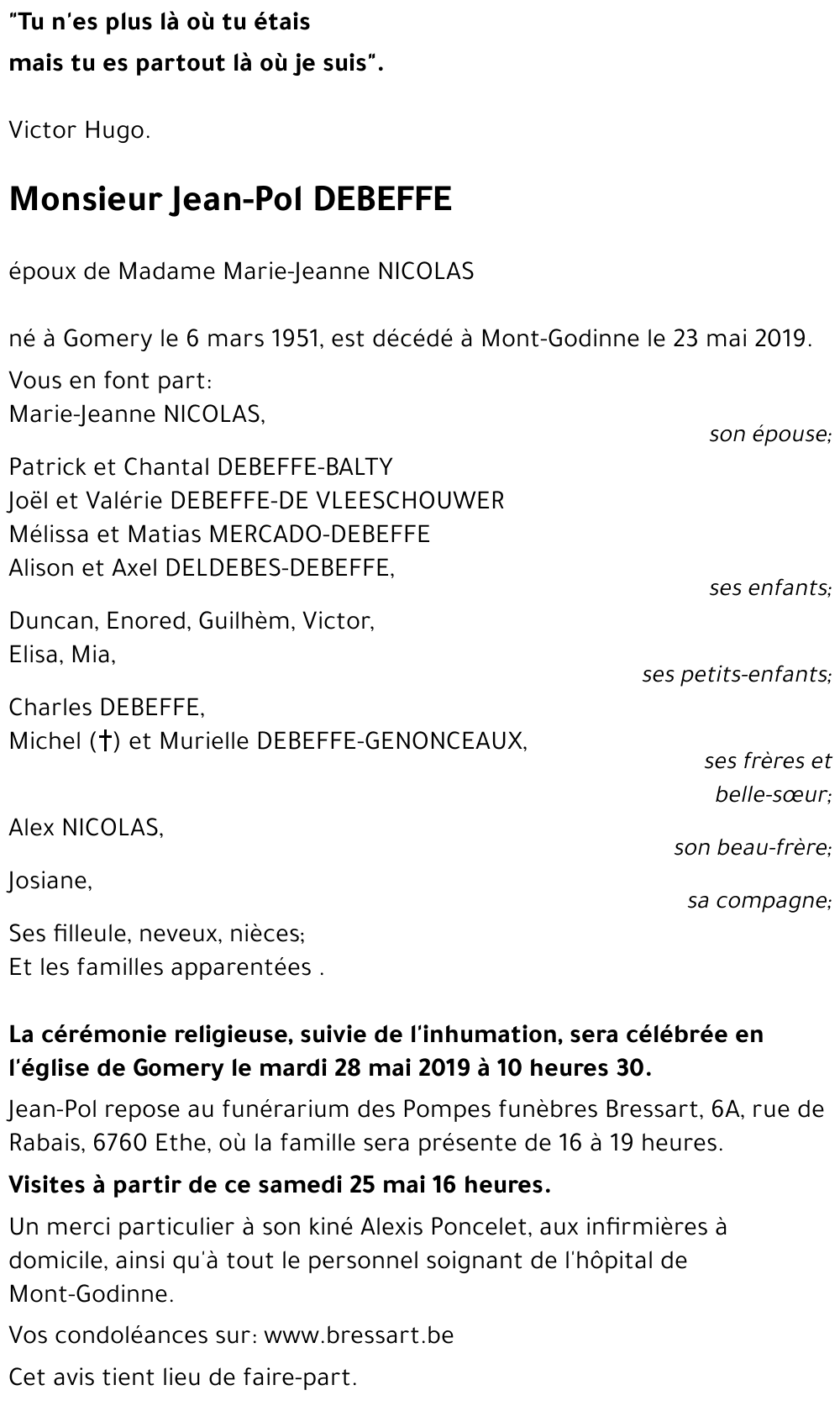 Jean-Pol DEBEFFE 