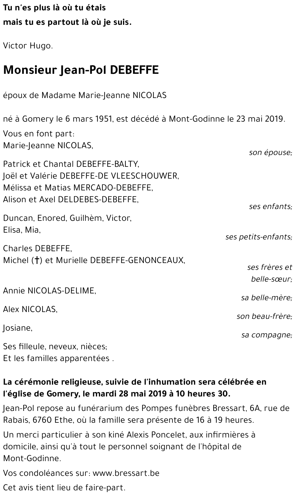 Jean-Pol DEBEFFE 