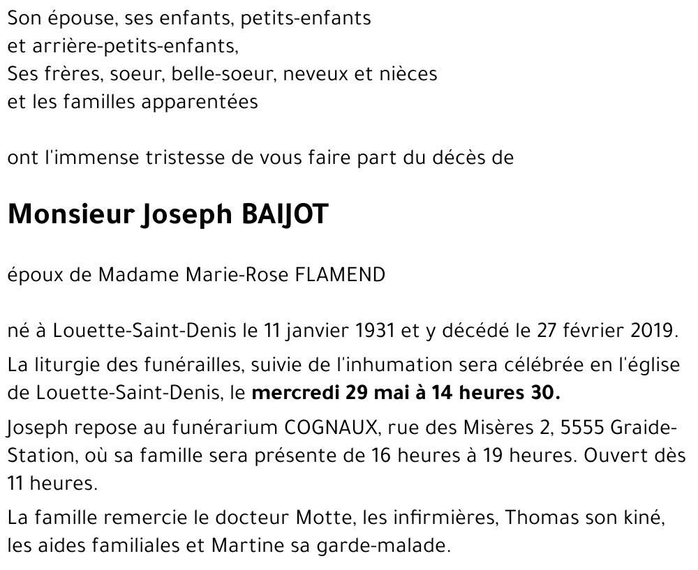 Joseph BAIJOT