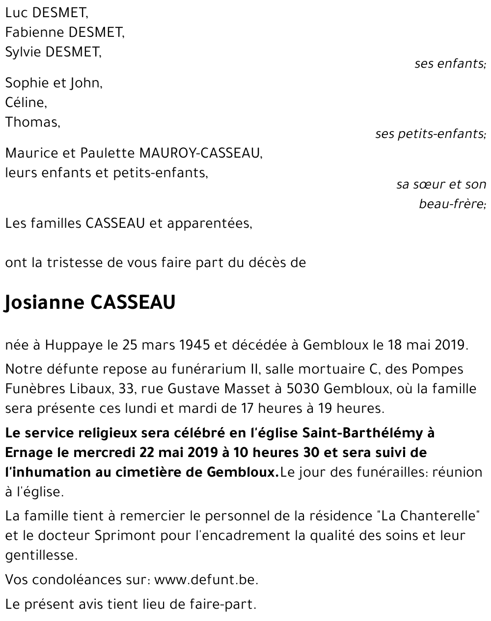 Josianne CASSEAU